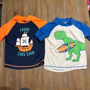 Boys swim shirt set